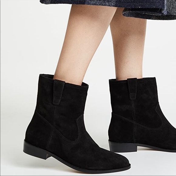 NWT Rebecca Minkoff black suede booties size 6 - Picture 3 of 14